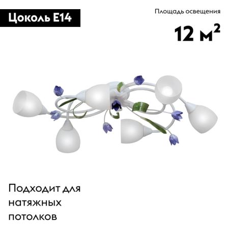 Потолочная люстра Vitaluce V1467-0/6PL