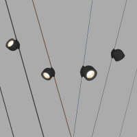 Трековый однофазный светильник Denkirs Belty Spot DK5541-BK