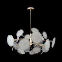 Люстра на штанге Crystal Lux DANDELION SP10 GOLD