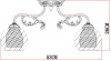 Потолочная люстра Arte Lamp A7062PL-3AB