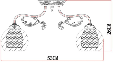 Потолочная люстра Arte Lamp A7062PL-3AB