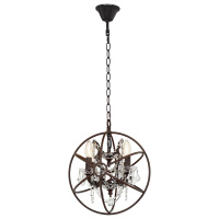 Подвесная люстра LOFT IT Foucaults orb crystal Loft1897/4
