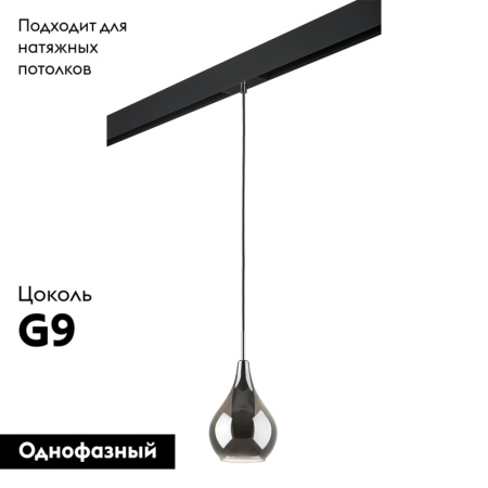Трековый светильник Lightstar Pentola PRO803037 (803037+595007)