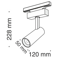Трековый светодиодный светильник Maytoni Track Lamps TR019-2-10W4K-B