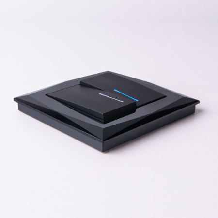 Рамка Diamant на 1 пост черный WL08-Frame-01 Werkel