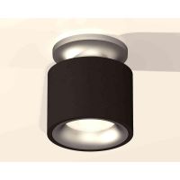 Комплект накладного светильника Ambrella light Techno Spot XS7511101 SBK/MCH черный песок/хром матовый (N7928, C7511, N7013)