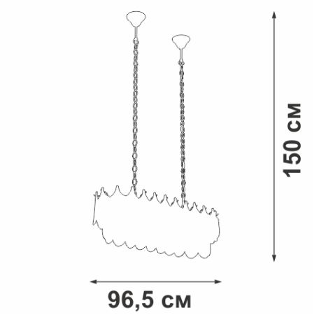 Подвесная люстра Vitaluce V5813-8/11