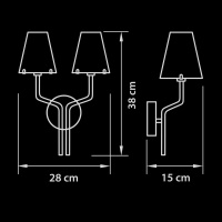 Бра Osgona Diafano 758622