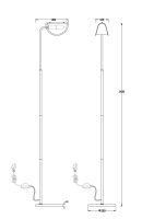 Торшер Freya Mallow FR5228FL-01C