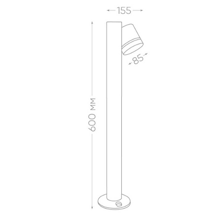Уличный светильник Feron Рио DH1005 11710