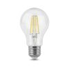 Лампа светодиодная филаментная Gauss E27 8W 2700К прозрачная 102802108