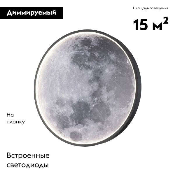 Настенно-потолочный светильник Escada Planet 10226/SG LED Moon