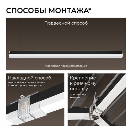 Линейный накладной светильник Apeyron 30-55