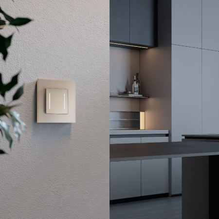 Умный сенсорный выключатель двухклавишный Werkel 4690389197970 W4523011 a064146