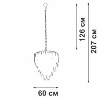 Подвесная люстра Vitaluce V5811-8/10