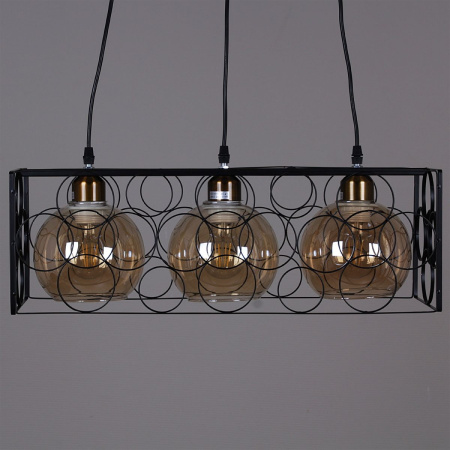 Подвесная люстра Reluce 04348-0.4-03 BK