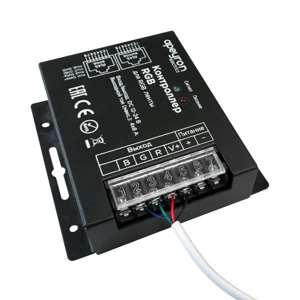 Коннектор для соединения RGB/CCT ленты Apeyron 10мм с контроллером RGB/CCT 09-04