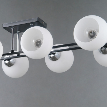 Потолочная люстра Illumico IL0791-8CSQ-25 BK CR TRENTO