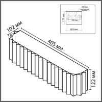 Настенный светильник Lumion Moderni Gofera 8329/4W