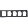 Рамка на 5 постов графит WL12-Frame-05 Werkel