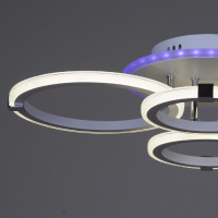 Потолочная люстра Reluce 06319-3.3-04 WH+CR (RGB)