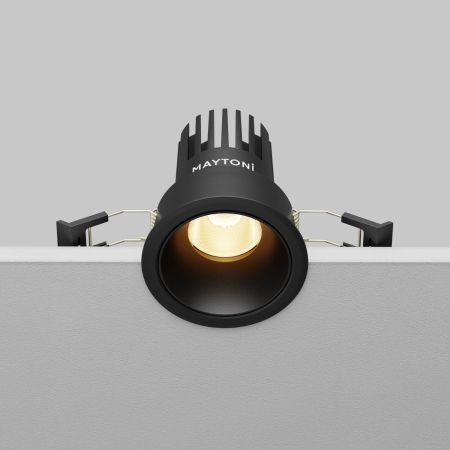 Встраиваемый светильник Maytoni Dip DL115-10W-2.7K-B