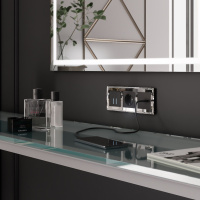 Рамка на 3 поста зеркальный WL08-Frame-03 Werkel