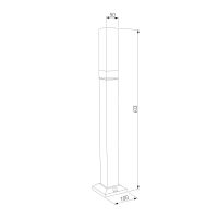 Ландшафтный светильник Elektrostandard 1537 TECHNO LED 3000K чёрный a072069