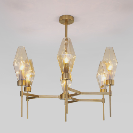 Потолочная люстра Eurosvet 60143/6 латунь