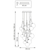 Каскадная люстра Lightstar Sferetta 801189