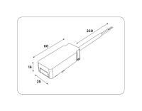 Ввод питания Ambrella Light Track System GV1261