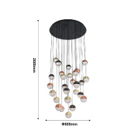 Каскадная люстра Favourite Luna 4371-27P