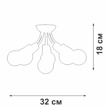 Потолочная люстра Vitaluce V3927-0/6PL