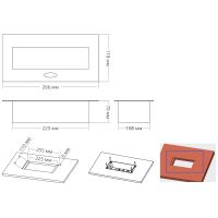 Блок розеток MX-226 (O) (2 секции, 1 USB и 1 type C) Mebax 00-00002603