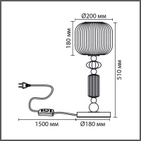 Настольная лампа Lumion Moderni Alegra 8334/1T