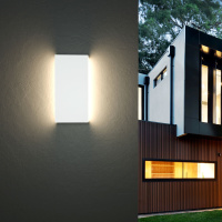 Уличный настенный светодиодный светильник 1705 Techno LED GOLF белый Elektrostandard