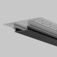 Рассеиватель для профиля 6114 Maytoni Led Strip ALM-6114-B-DF-2M 642014