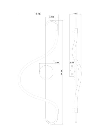 Настенный светильник Freya Fancy FR6059WL-L28BS
