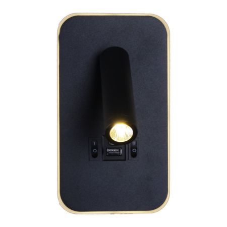 Спот Reluce 86204-9.2-001KT LED12W+USB BK