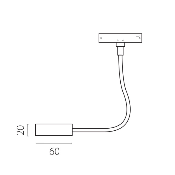 Трековый однофазный светильник Lightstar Linea 236047