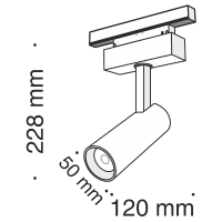 Трековый светильник Maytoni Track lamps TR019-2-10W3K-B