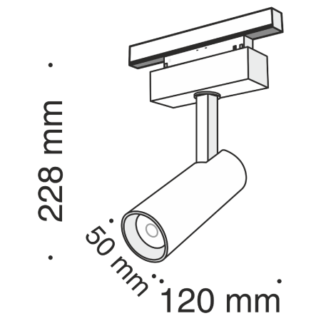 Трековый светильник Maytoni Track lamps TR019-2-10W3K-B