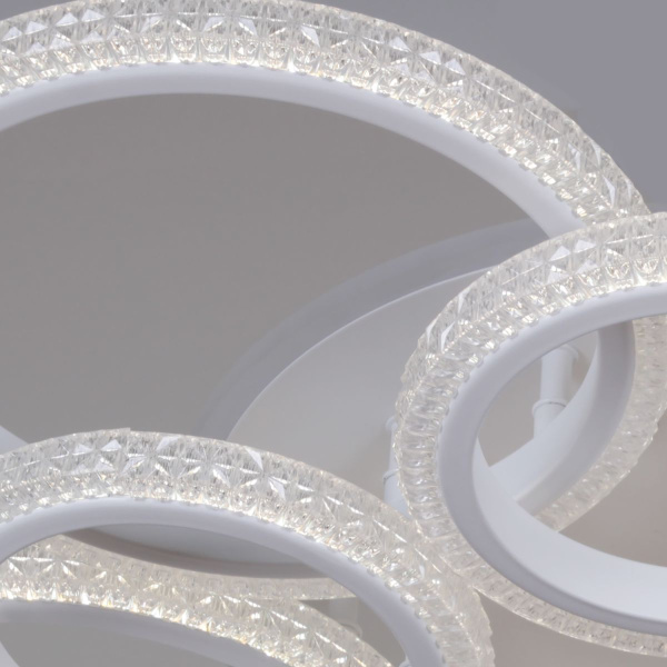 Потолочная люстра Reluce 06333-0.3-5+5A WH (RGB)