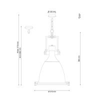 Подвесная люстра Newport 10129+37/C М0062140