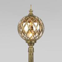 Светильник на столбе Elektrostandard Sirius F черное золото