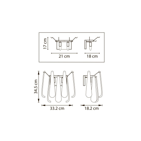Настенный светильник Lightstar Retro II 799622