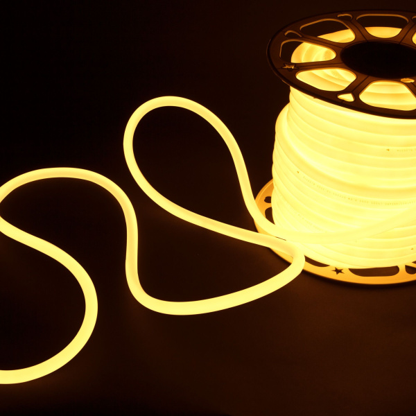 Гибкий неон Elektrostandard 9,6W/m 144LED/m 2835SMD теплый белый 50M