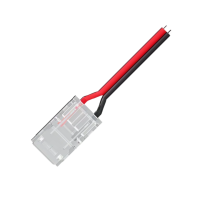 Коннектор прокалывающий для подключения, 2 pin, для одноцветной LED ленты 10 мм, тип SMD, COB Apeyron 09-167