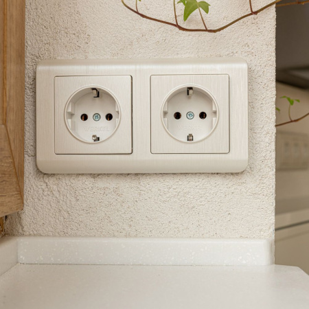 Рамка на 2 поста перламутровый WL12-Frame-02 Werkel