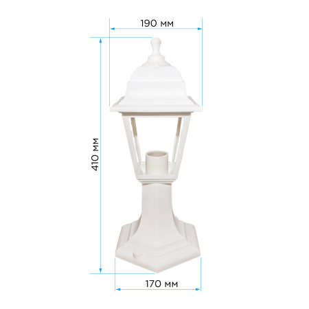 Уличный светильник Apeyron Оскар 11-12БЕЛ